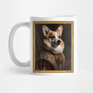 Corgie - Medieval English Prince (Framed) Mug